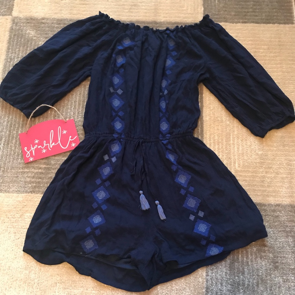Off the shoulder Romper